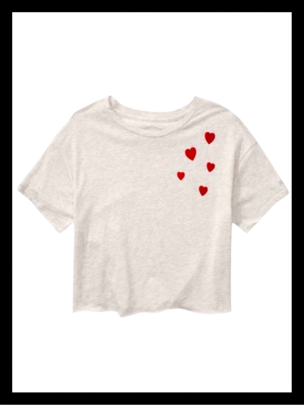 💕PINK VS Hearts Crop Top ✨NWT✨💕